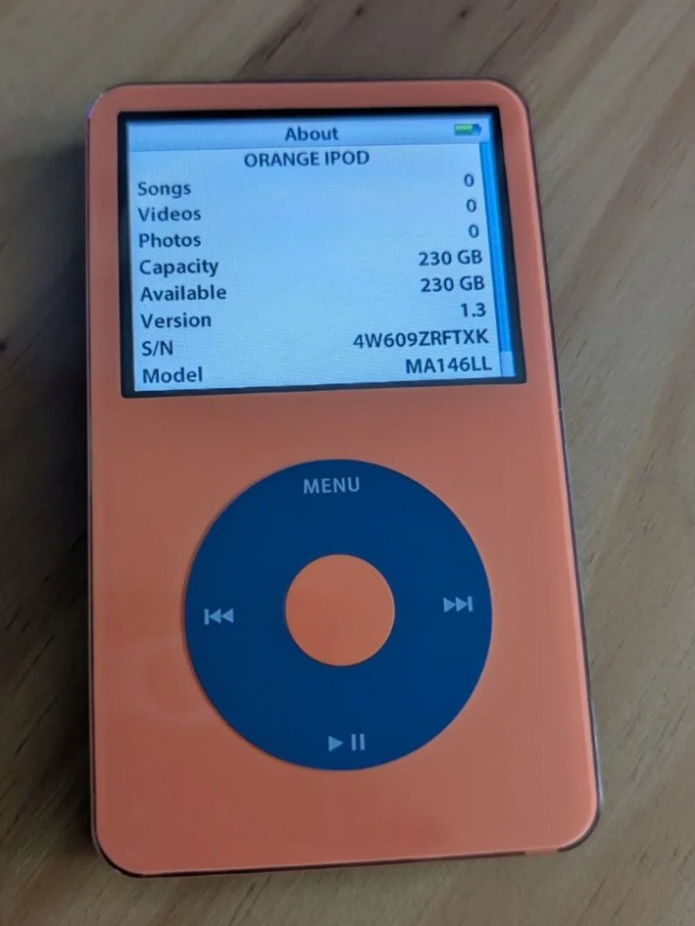 refurbished iPod classic 5th generation 230G